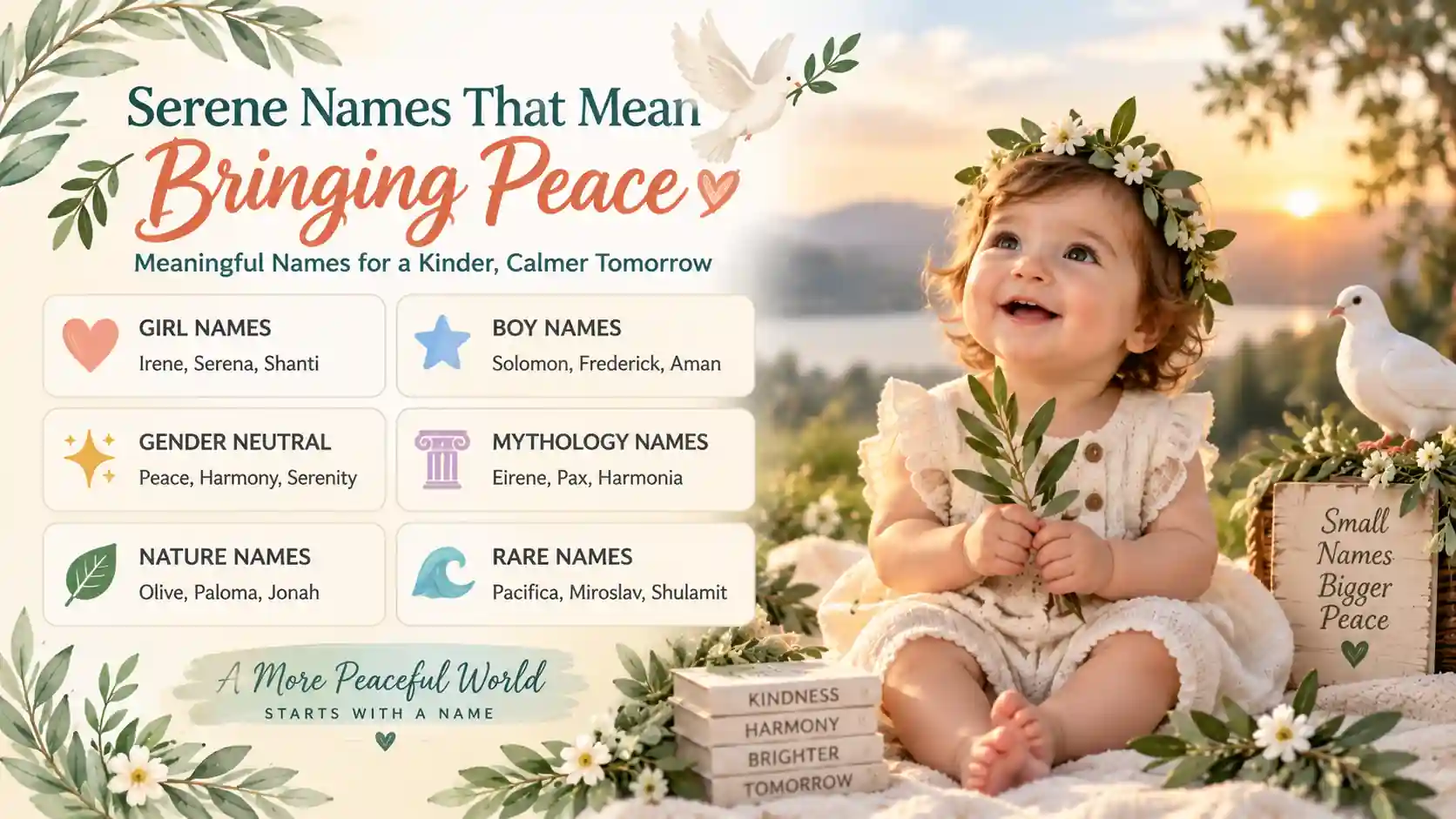 Names That Mean Bringing Peace Names That Mean Bringing Peace