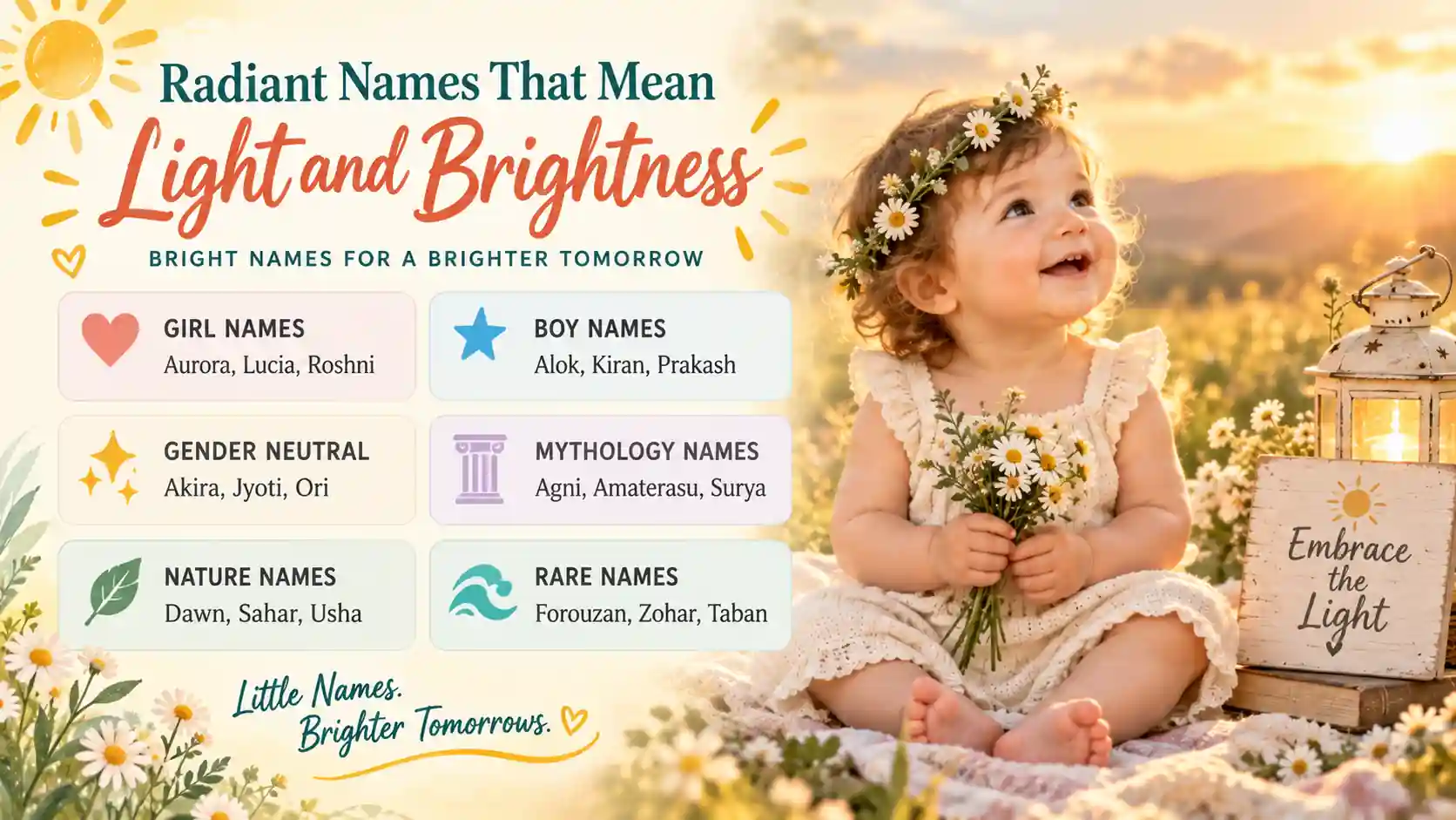 Names That Mean Light And Brightness Names That Mean Light And Brightness